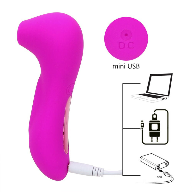 Sex Oral Clit Sucker Vibrator Tongue Vibrating Clitoris Vagina Stimulator
