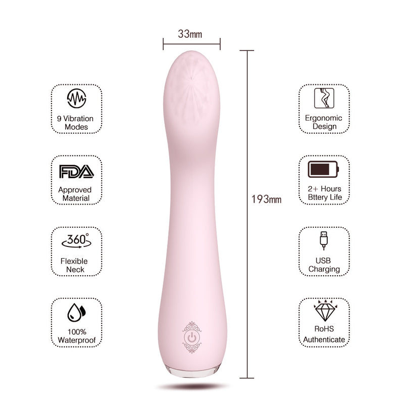 G Spot Dildo Vibrator Sex Toys for Woman Silicone Waterproof 9 Mode Vibrador Erotic