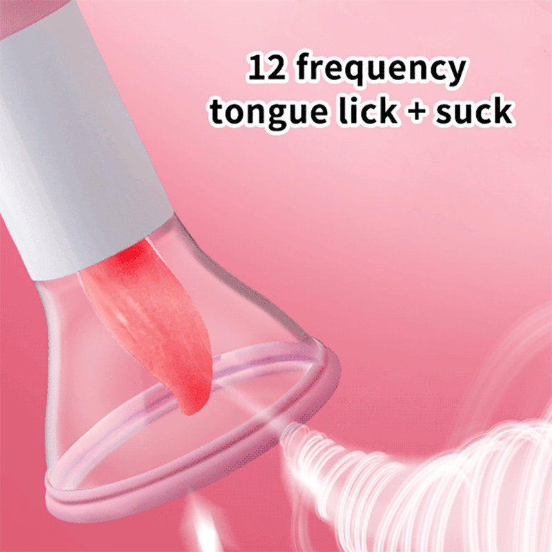Sucking Vibrator Blowjob Tongue Licking supcionador clitoral Stimulator Telescopic Dildo