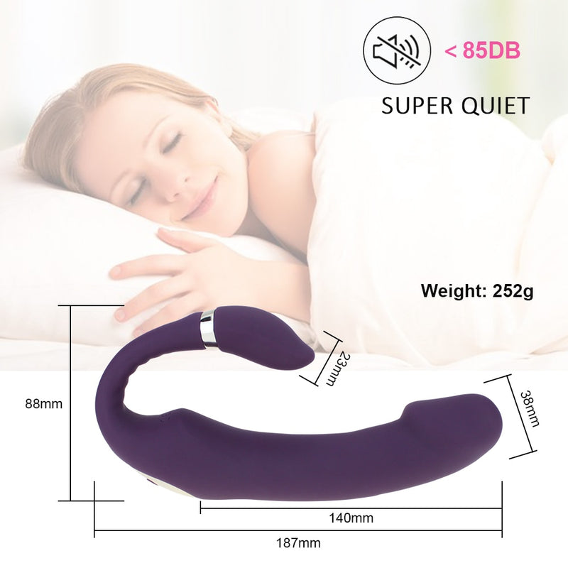 Dildo Vibrator G-spot Simulate Soft Double-Head Vibrate Sex Toys for Women Adult