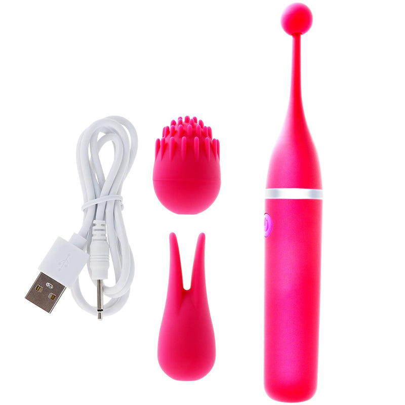 G-Spot Vibrators for Women 3 Caps Replacement Lick Clitoris Stimulator Nipple Massager