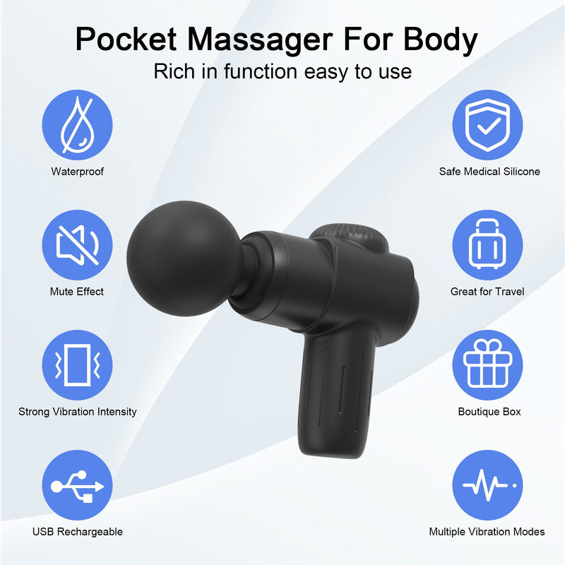 Mini Powerful Vibrator Sex Toys AV Magic Wand Female Masturbation Clitoris Nipple Stimulator Portable Massager for Women