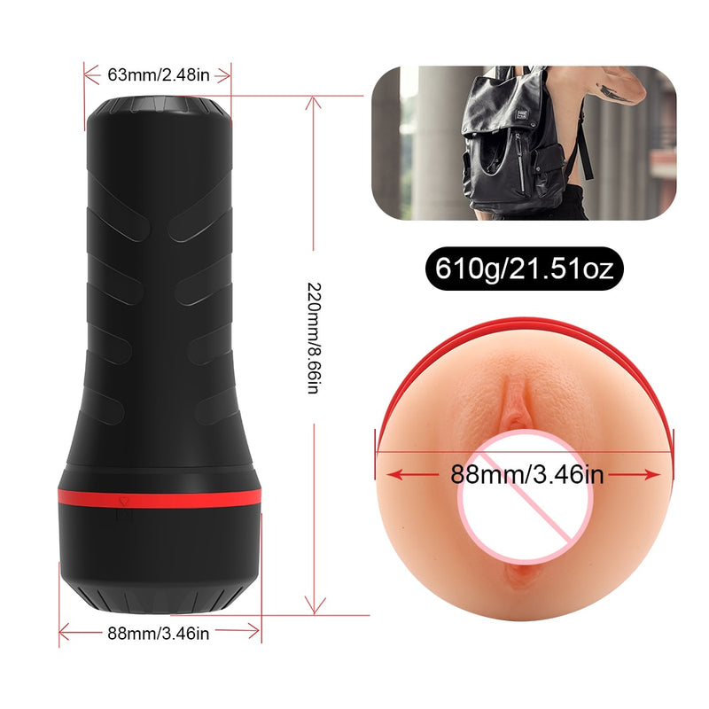 Male Masturbation Device Adults Sex Toys Aircraft Cup Vagina Pussy