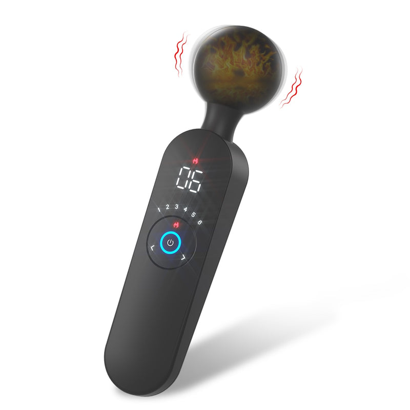 Vibrators for Women Clitoris Stimulator Heating Magic Wand Digital Display G Spot Massager