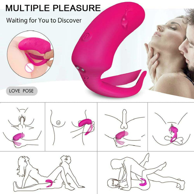 9 speed clitoris vagina penis stimulator rechargeable waterproof couple sex toy