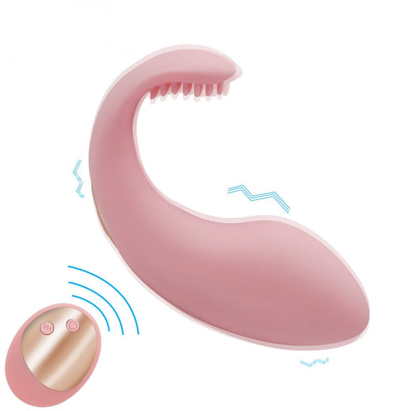 Tongue Stimulating Vibrator Female Wearable Vaginal Clitoris G-Spot Sex Toy Massager