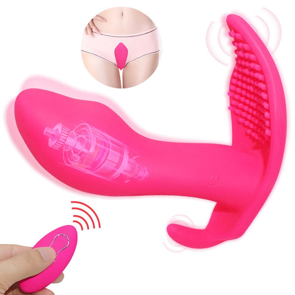 Wireless Vibrator Women's Wearable Panties G-Spot Vaginal Clitoris Stimulator