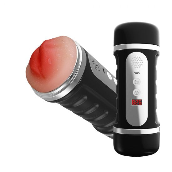 Male Masturbator Automatic Pussy Vibrator Sex Toys with Voice and Counting Function for Men