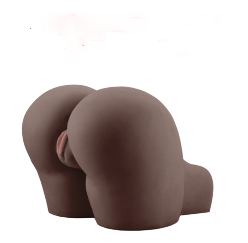 3D Lifelike Sex Ass Doll Adult Vagina Anal Masturbator Toy for Men Male Brown