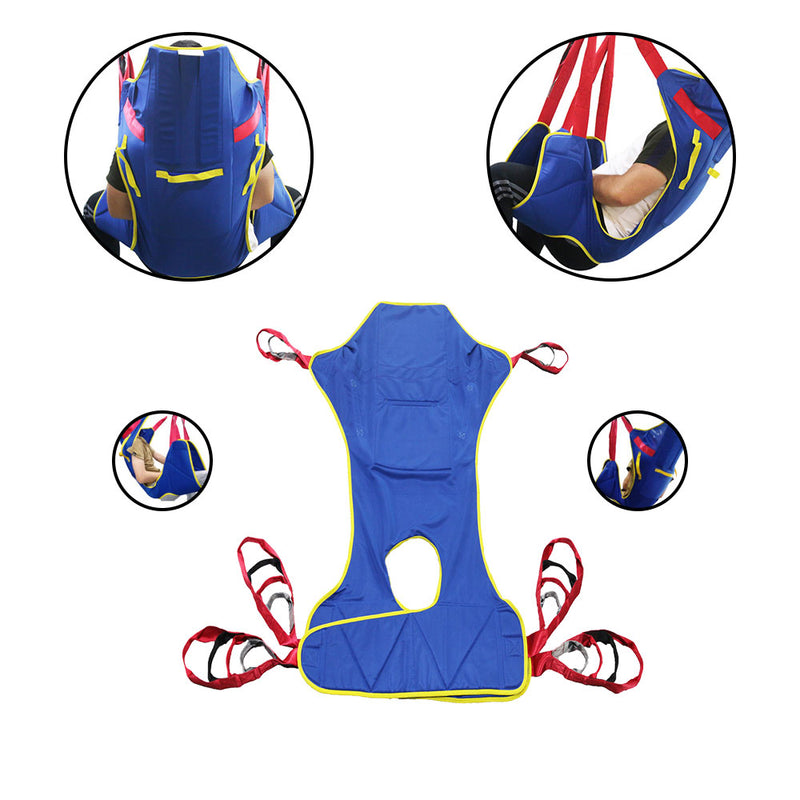Soniker Slings Securely Transfer Elderly & Patients up to 500 lbs with Comfortable Full Body Lift Sling - Breathable and Featuring Multiple Handles
