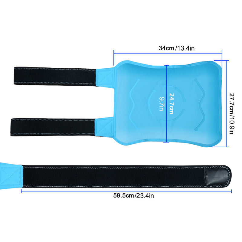 Soniker Therapeutic cold therapy packs Gel Ice Hot Cold Therapy Wrap for Knee Pain Relief - Reusable Compression Brace Ideal for Arthritis, Tendonitis, and Athletic Injuries - Osteoarthritis Support with 1pc Ice Pack