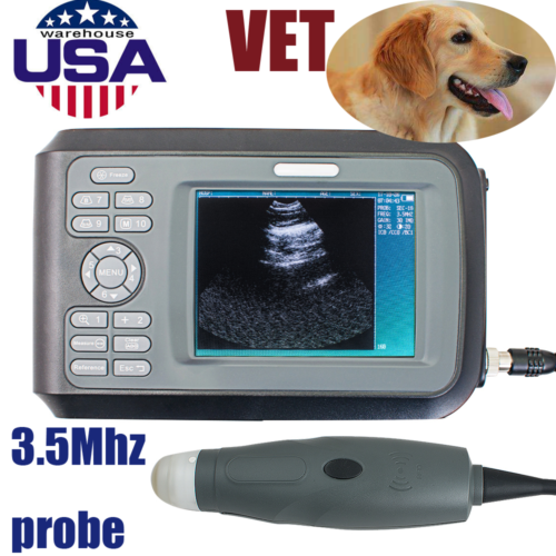 Soniker Ultrasound apparatus for veterinary use Portable Ultrasound Scanner: Handheld, WristScan, Sector Probe for Pregnancy Check on Farm Animals - Digital Imaging at Your Fingertips
