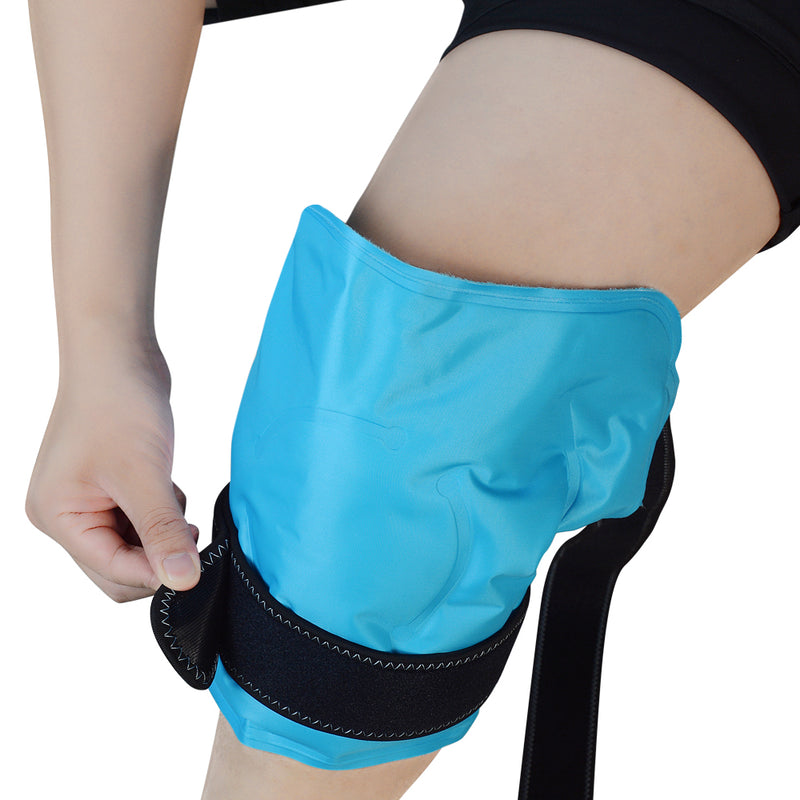 Soniker Therapeutic cold therapy packs Gel Ice Hot Cold Therapy Wrap for Knee Pain Relief - Reusable Compression Brace Ideal for Arthritis, Tendonitis, and Athletic Injuries - Osteoarthritis Support with 1pc Ice Pack