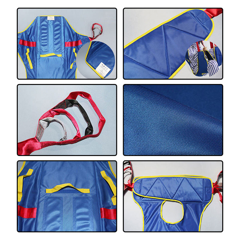 Soniker Slings Securely Transfer Elderly & Patients up to 500 lbs with Comfortable Full Body Lift Sling - Breathable and Featuring Multiple Handles