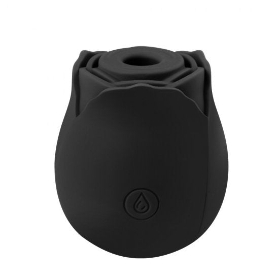 10 Speeds Rose Clitoral Sucking Vibrator Waterproof Clit Sucker Nipple G-spot Stimulator Sex Toys for Women, Black