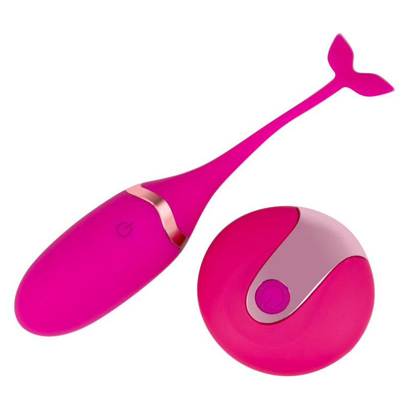 Wireless Remote Control Bullet Egg Vibrator - 10 Powerful Frequencies for Women's Pleasure - Pink Electric Sex Toy for Intense Sensations