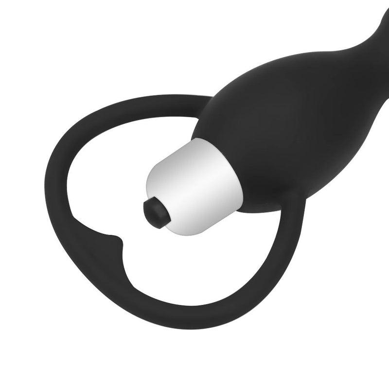 Experience Incredible Pleasure with our Easy-To-Use Pull Bead Anal Vibrator - Single Speed, Waterproof, and Portable - Perfect for Satisfying Your Desires Anytime, Anywhere