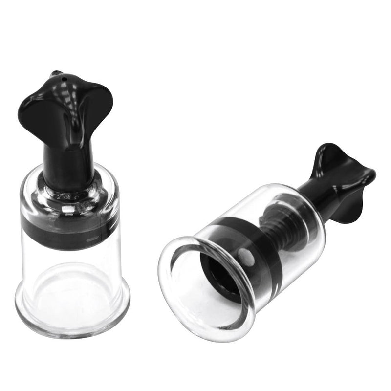 Experience Unmatched Breast Enhancement with our Vibrating Breast Nipple Sucker Massage Clip Vacuum Pump - 1 Pair - Perfect for Sexual Pleasure and Enlargement
