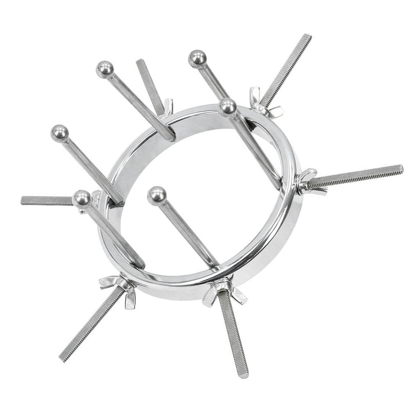 Ultimate Pleasure Combo: Metal Spreader with Anal, Anus, Vaginal and Butt Plug Device - Perfect for Men and Women to Explore New Heights of Sensational Bliss