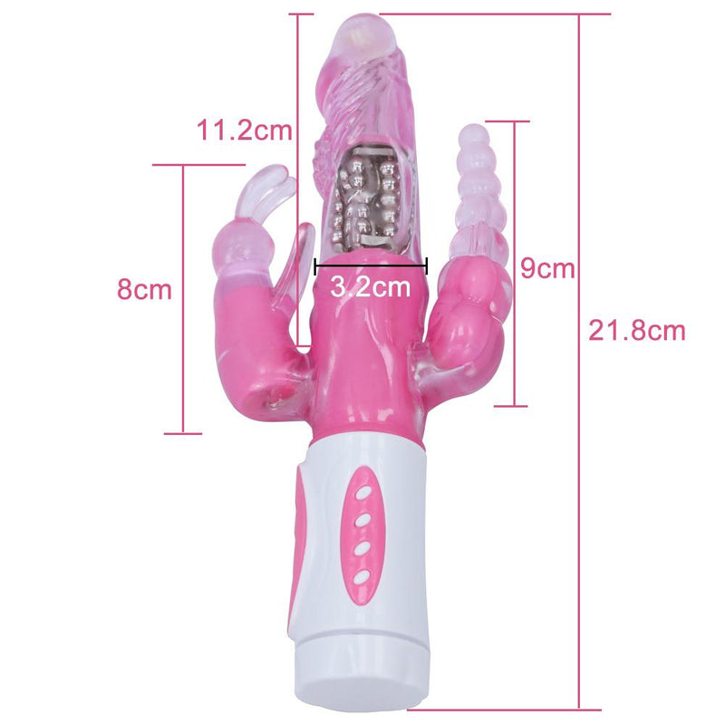 Ultimate Pleasure Bundle: Rabbit Vibrator, Clitoris Stimulator, G-Spot & Anal Plug Dildo - Sex Toys for Women's Sensual Exploration