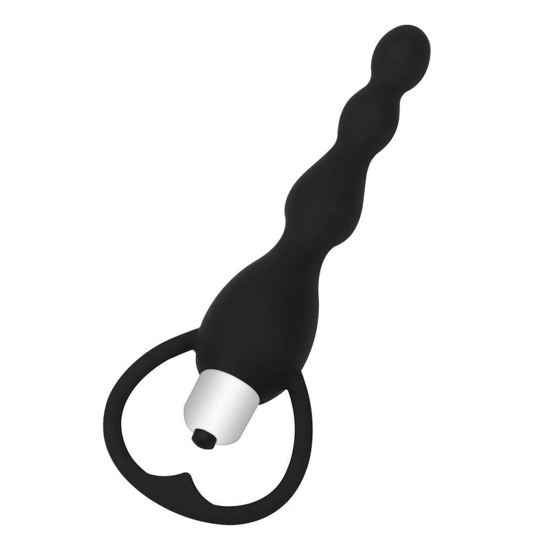 Experience Incredible Pleasure with our Easy-To-Use Pull Bead Anal Vibrator - Single Speed, Waterproof, and Portable - Perfect for Satisfying Your Desires Anytime, Anywhere