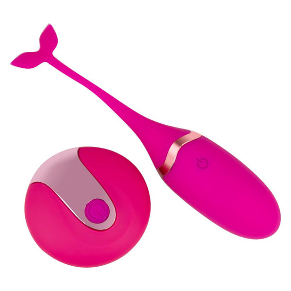 Wireless Remote Control Bullet Egg Vibrator - 10 Powerful Frequencies for Women's Pleasure - Pink Electric Sex Toy for Intense Sensations