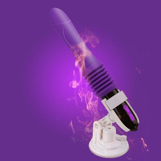 Rechargeable automatic telescopic multi-speed human body vibration massager