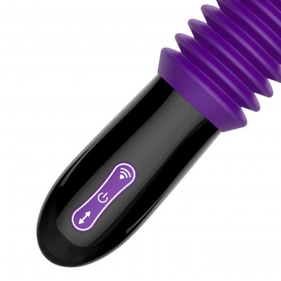 Rechargeable automatic telescopic multi-speed human body vibration massager