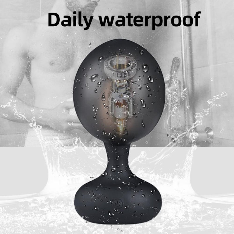 Male Anal Plug Prostate Massage Inflatable Expansion Wireless Remote Vibrator Gay