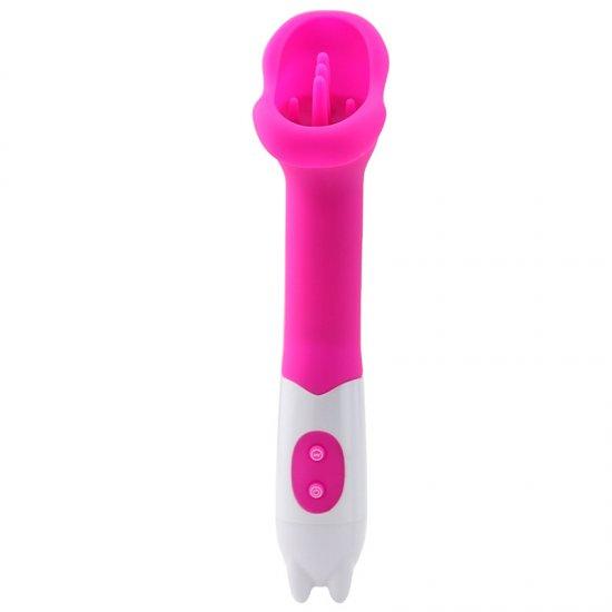 Silicone oral vibrator vaginal nipple stimulation massager