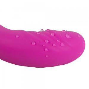 Vibrating stick massager silicone waterproof and rechargeable