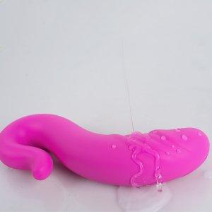 Vibrating stick massager silicone waterproof and rechargeable