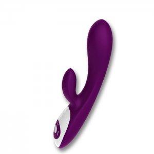 USB rechargeable massager, wireless bluetooth silicone and ABS female sex toys