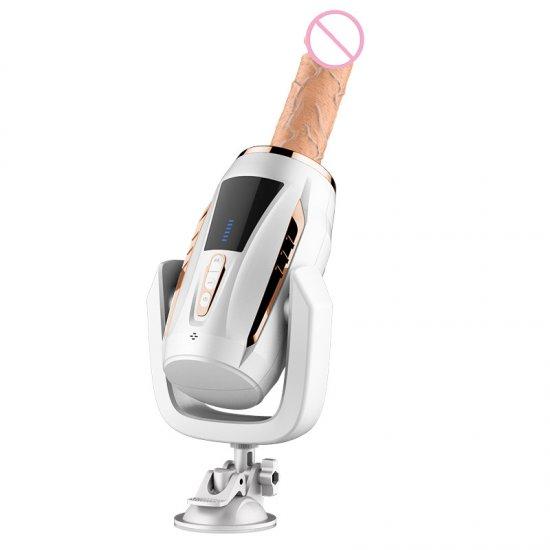 Wireless Magnetic Charging Automatic Sex Machine Telescopic Dildo Vibrator