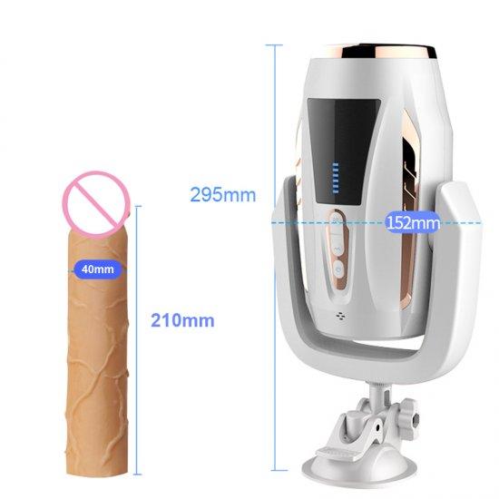 Wireless Magnetic Charging Automatic Sex Machine Telescopic Dildo Vibrator