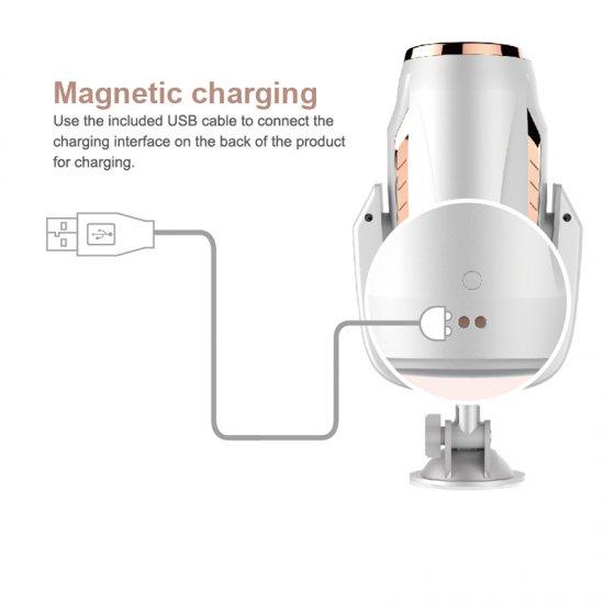 Wireless Magnetic Charging Automatic Sex Machine Telescopic Dildo Vibrator