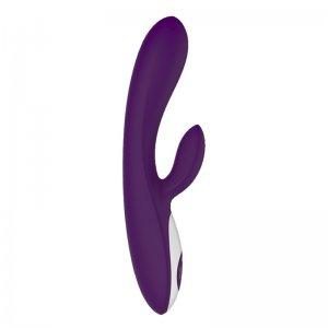 USB rechargeable massager, wireless bluetooth silicone and ABS female sex toys