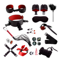 BDSM Bondage Set Sex Toys For Woman Men Under Bed Erotic Restraint Handcuffs & Ankle Cuffs & Eye Mask