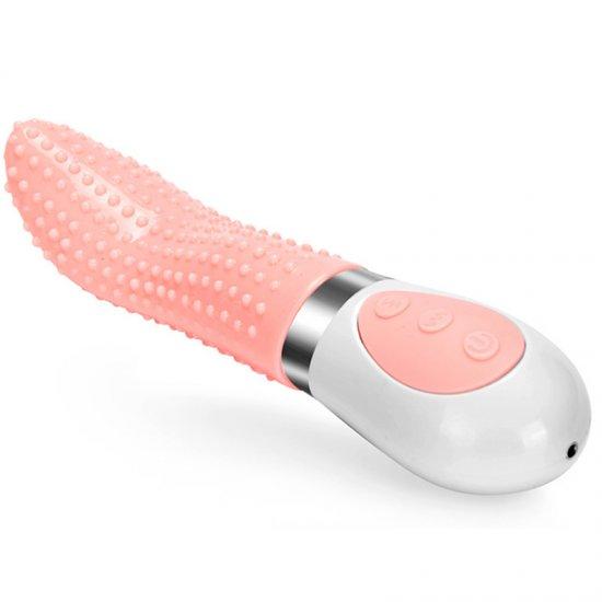 Women's tongue shape waterproof vibrator