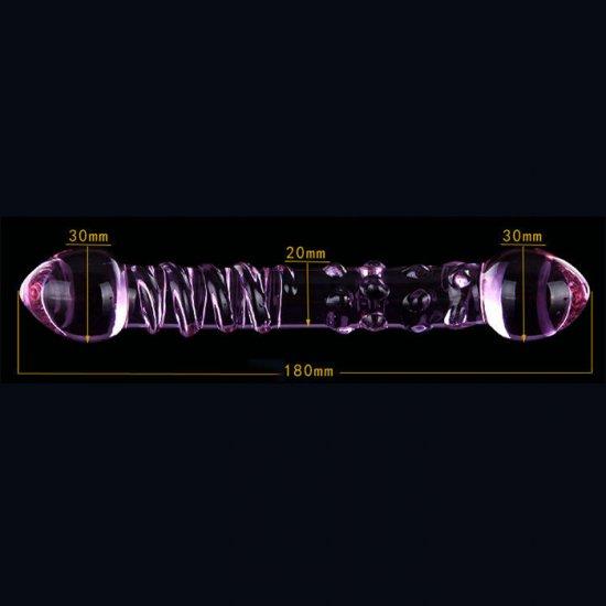 Glass Dildo Crystal Penis Anal Butt Plug Vaginal G Spot Massager Sex Toys