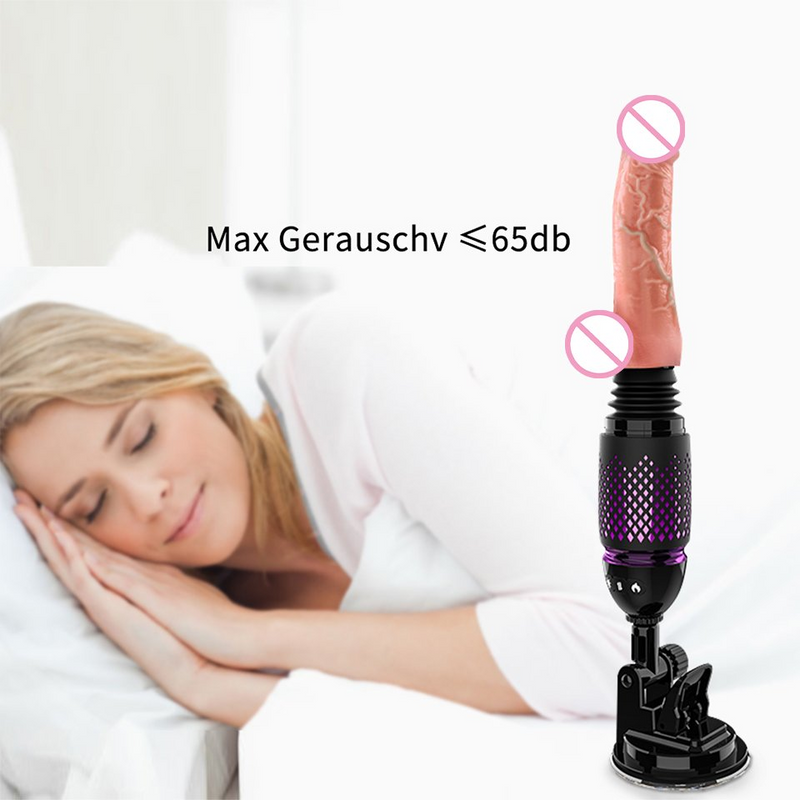 Auto Thrust Dildo G Spot Vibrator With Sucker Dildo Sex Toy Adult Anal Vibrator
