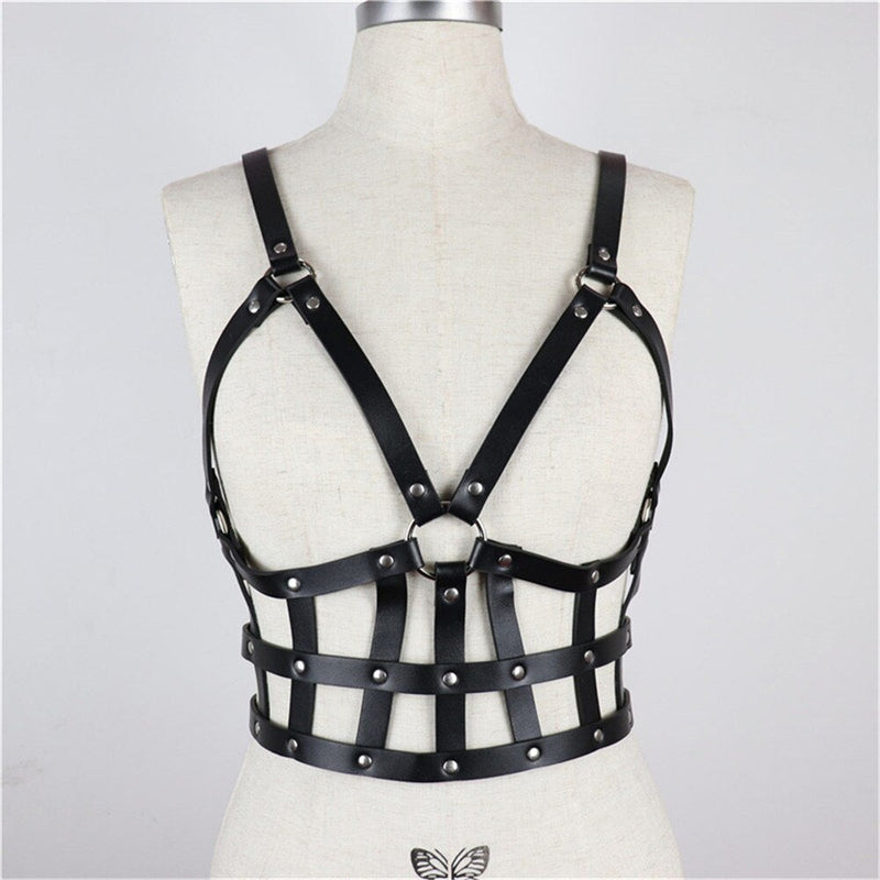 BDSM Leather Harness Bondage Women Lingerie  Belt Harness Erotic