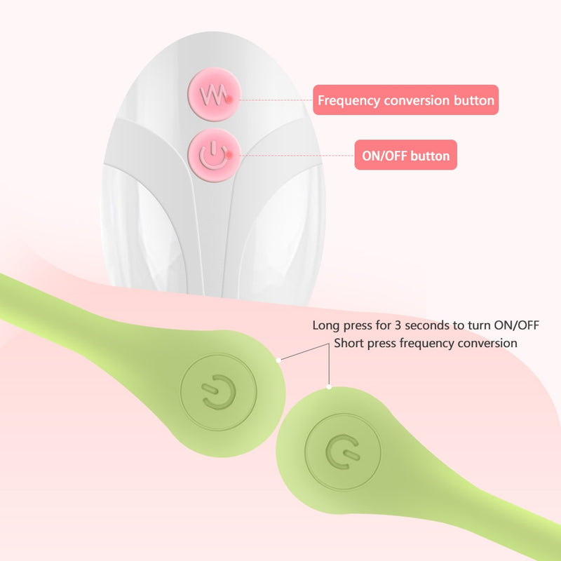 Silicone Vaginal Balls Ben Wa Balls Vibrator Waterproof Vagina Trainer Women Sex Toys