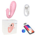 APP Bluetooth Vibrator 8 Speeds Wireless Control G-spot Vibrating Egg Dildo