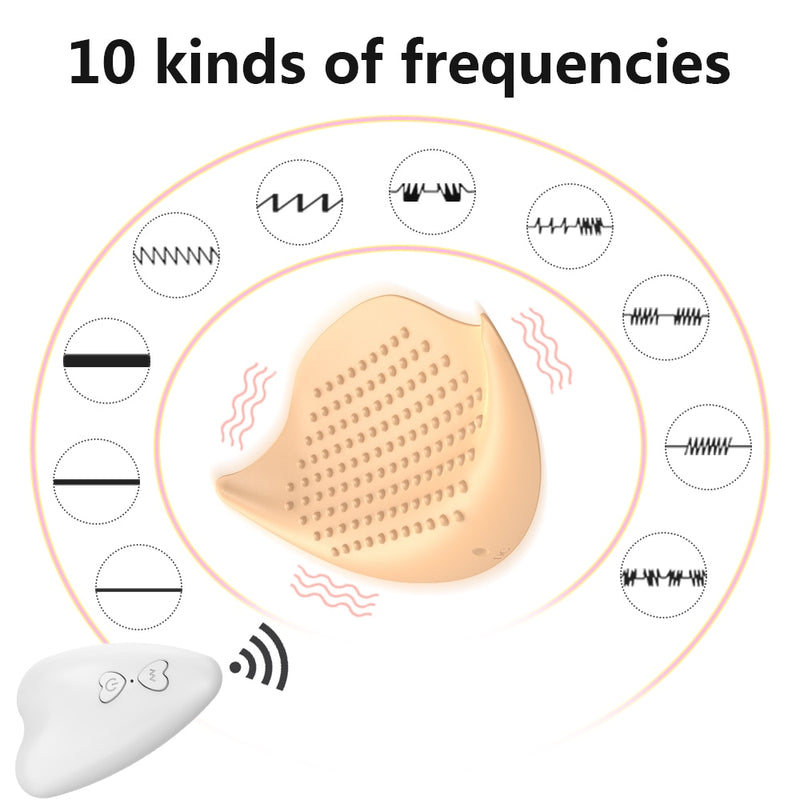 Electric Wireless Breasts Enlarge Pump Massager with 10 Modes Bust Lift Enhancer