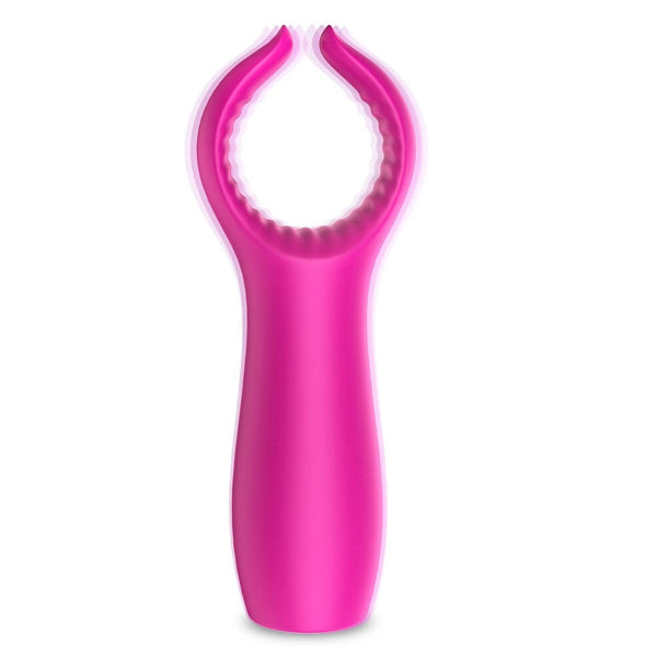 9 Modes Clitoris Stimulator Locking Delay Ring Penis Massager vibrating penis ring