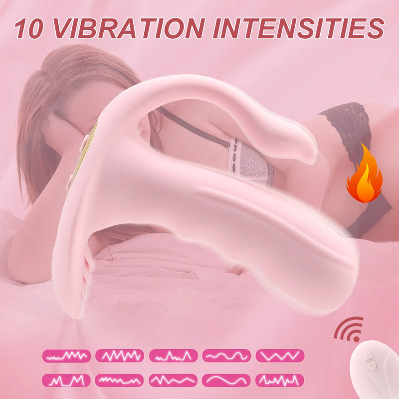Wearable Dildo Vibrator Wireless Remote Control Panties G-Spot Clitoral Stimulation Massage