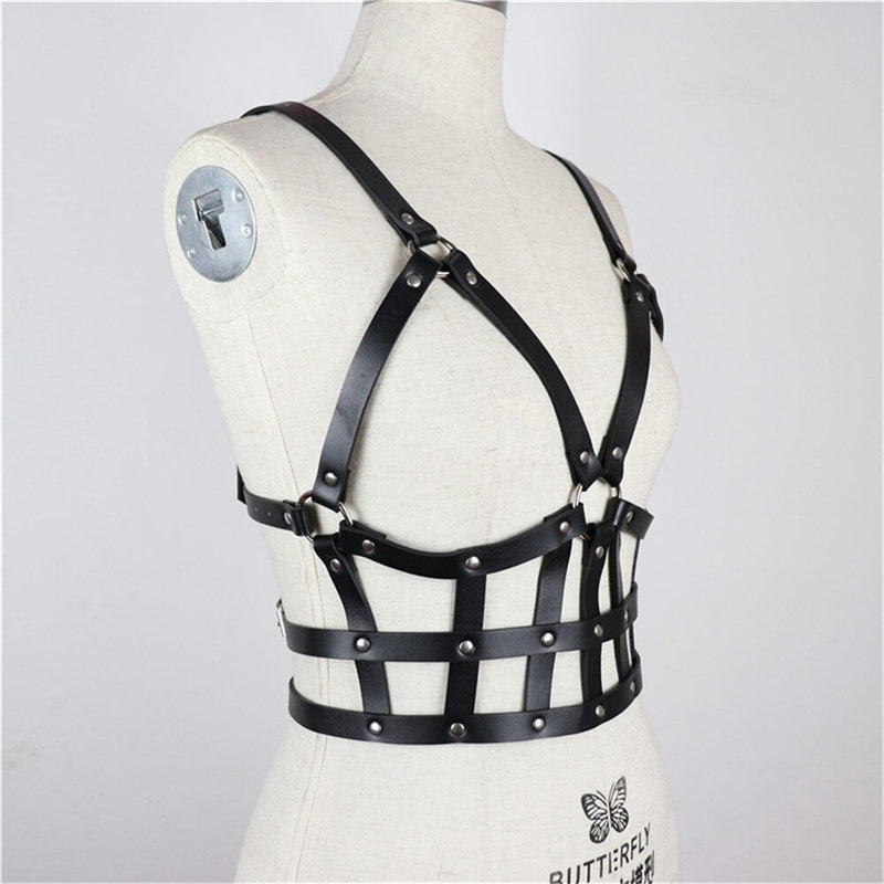 BDSM Leather Harness Bondage Women Lingerie  Belt Harness Erotic