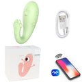 APP Bluetooth Vibrator 8 Speeds Wireless Control G-spot Vibrating Egg Dildo