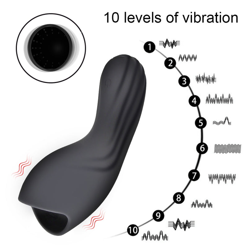 Penis Delay Trainer 10 modes Male Masturbator Vibrator Automatic Oral Climax Sex